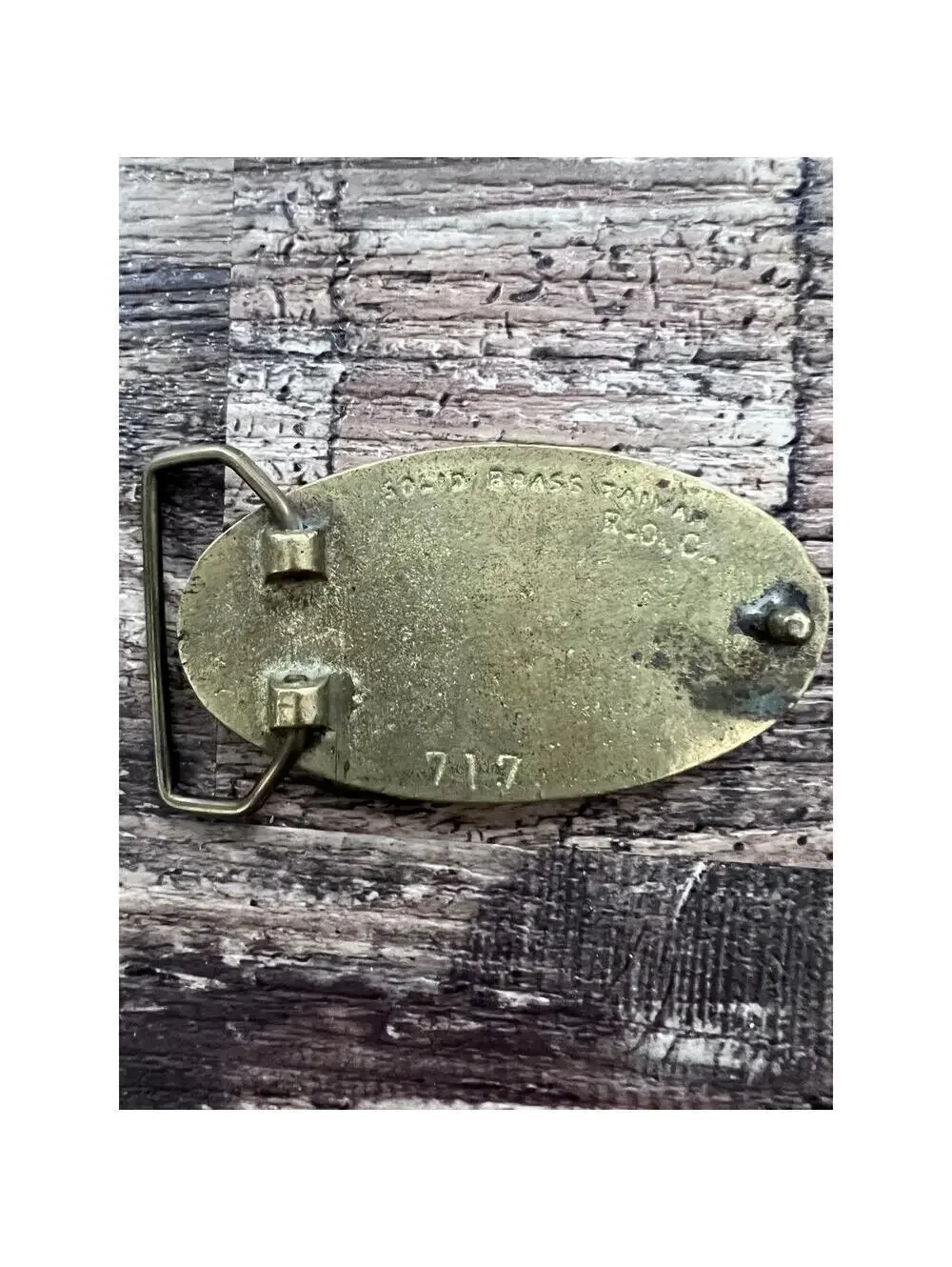 Vintage Honda Solid Brass Belt Buckle, Taiwan ROC, Honda Memorabilia
